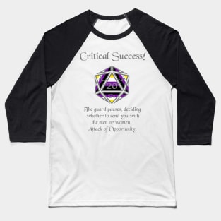 Nonbinary Pride Critical Success Baseball T-Shirt